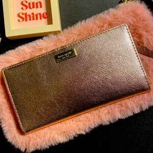Kate Spade rose gold wallet